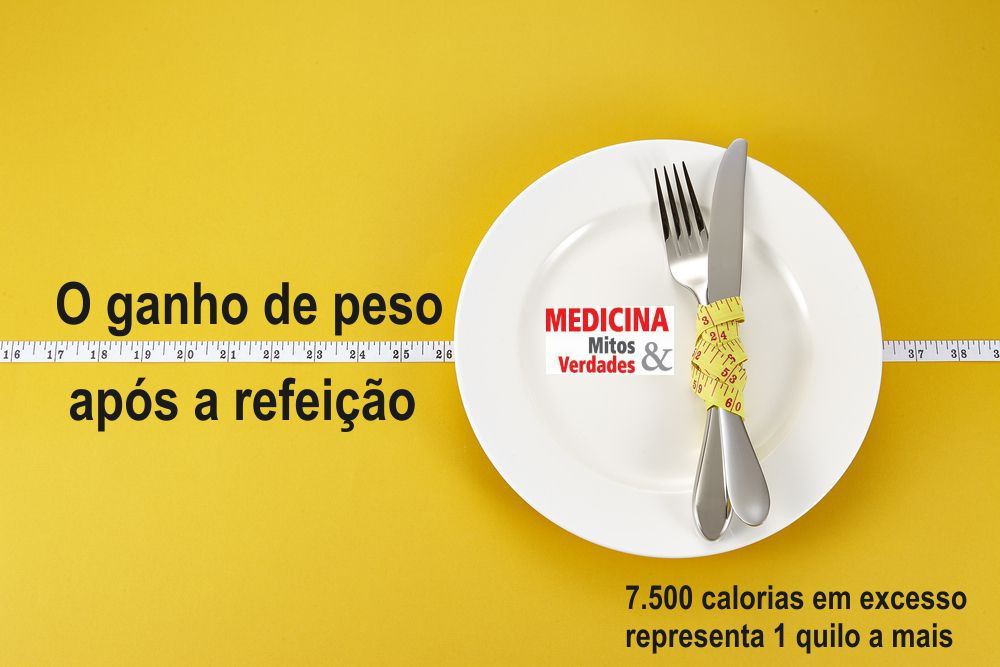 Ganho de peso após a alimentação